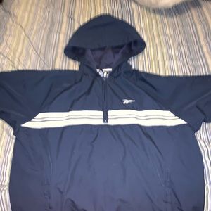 Vintage Reebok windbreaker hoodie. wore it a couple of times it’s pretty comfy